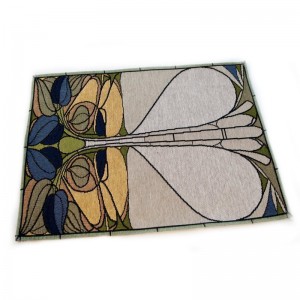 Rennie Rose Design Group Arts and Crafts Art Nouveau Floral Window Placemat RWX1026